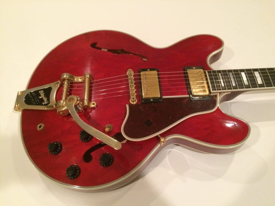 No.13 Gibson Memphis ES-355 VOS w/Bigsby Faded Cherry | Ken 