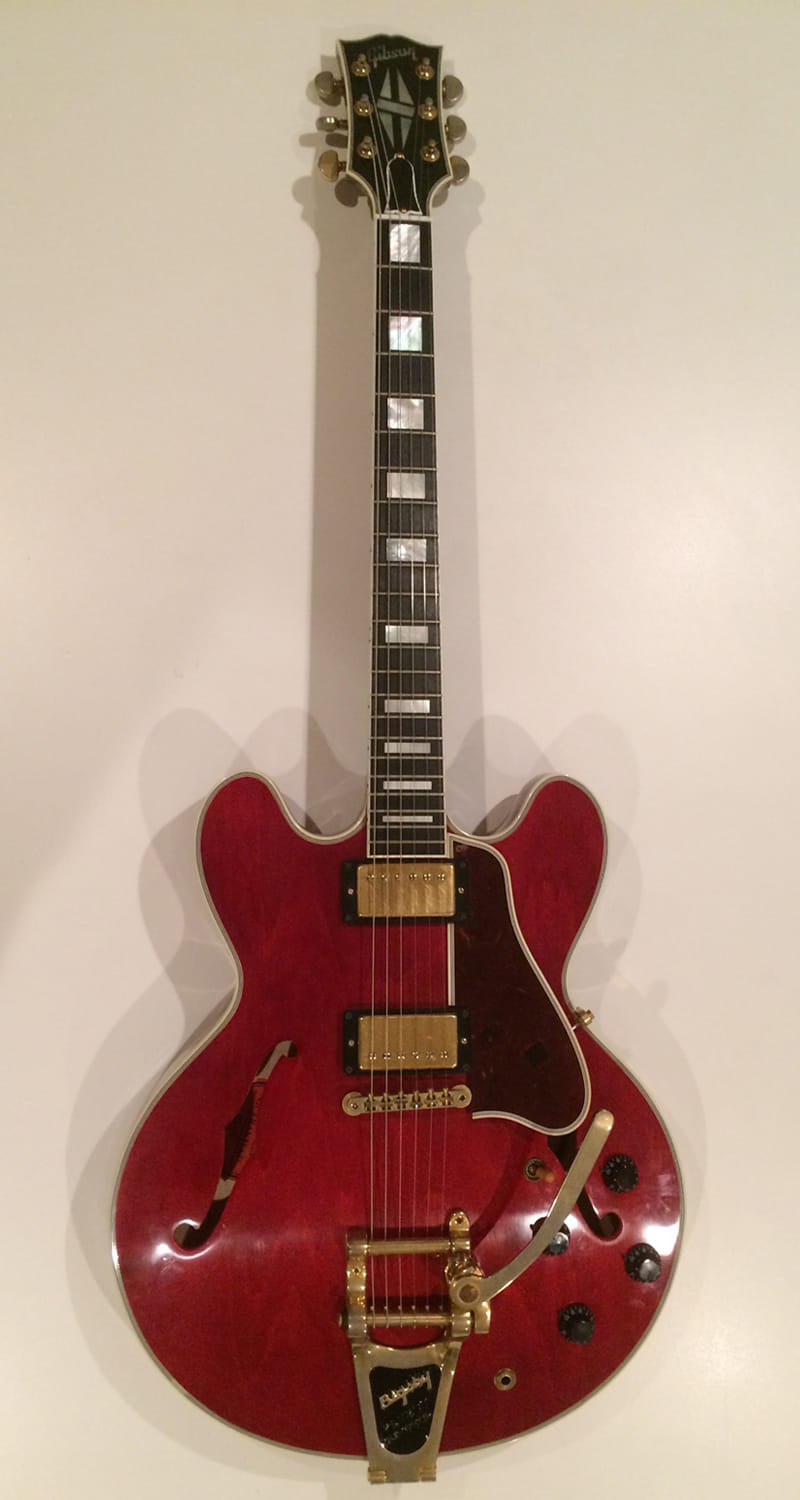 No.13 Gibson Memphis ES-355 VOS w/Bigsby Faded Cherry | Ken 