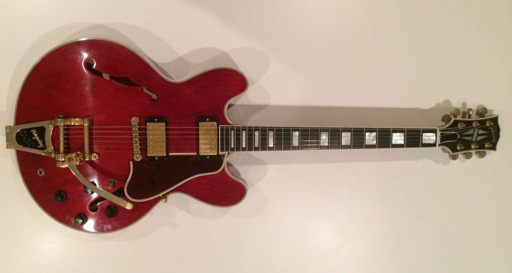 No.13 Gibson Memphis ES-355 VOS w/Bigsby Faded Cherry | Ken 