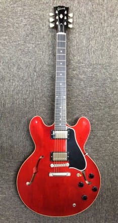 No.15 Gibson Custom ES-335 Dot Gloss faded Cherry / name:Chuck