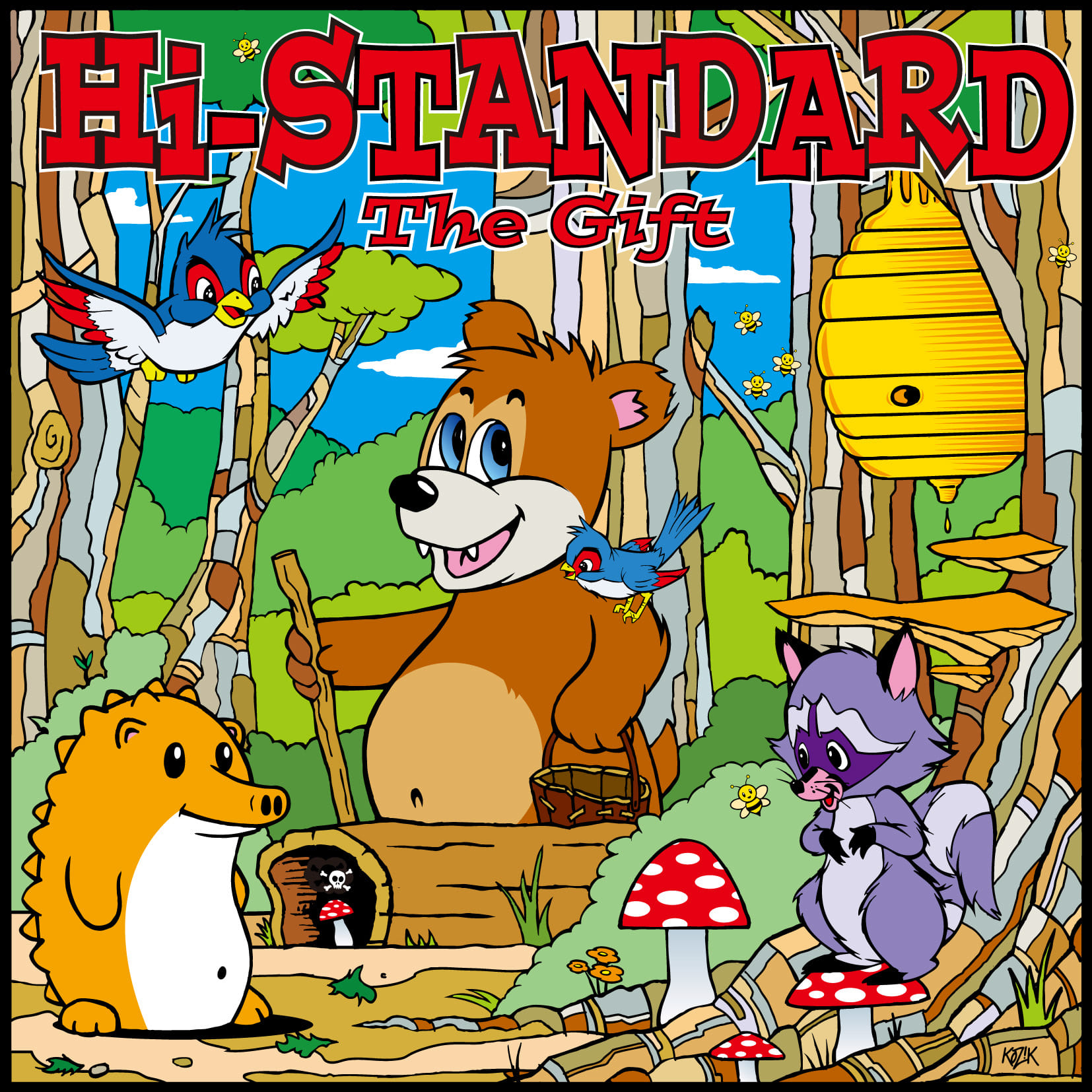 Hi-STANDARDニューアルバム「THE GIFT」のジャケットデザイン