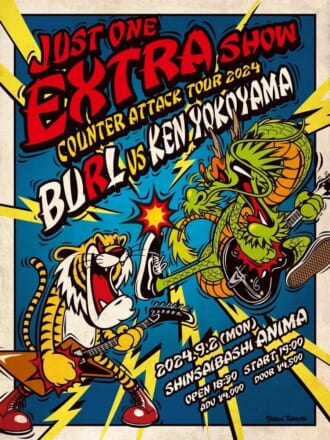 BURL pre.「COUNTER ATTACK TOUR JUST ONE EXTRA SHOW」に出演が決定！