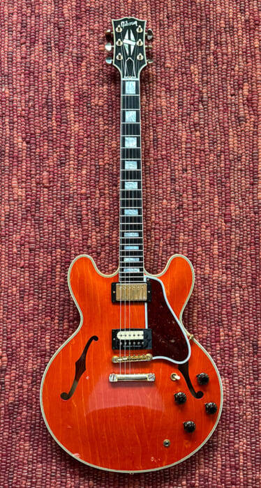 No.46 Gibson Custom Shop Murphy Lab 1959 ES-355 Watermelon Red Light Aged / name:Bacon